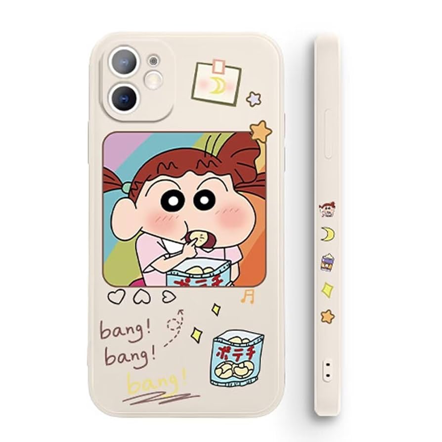 Amazon.co.jp: iPhone12mini 用 ケース クレヨンしんちゃん 【全